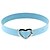 voordelige Ketting-Dames Choker ketting Kraag Hart Liefde Dames Gepersonaliseerde Gotisch Modieus Leder Verzilverd Legering Lichtbruin Donker Bruin Wit Zwart Paars Kettingen Sieraden Voor Feest Informeel Dagelijks Sport