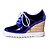 cheap Women&#039;s Oxfords-Women&#039;s Round Closed Toe High-Heels Patent Leather Solid Lace-up Pumps-Shoes