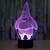 preiswerte Dekoration &amp; Nachtlicht-1 Stück 3D Nachtlicht Dekorativ LED