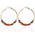 זול Fülbevalók-Women&#039;s Drop Earrings Hoop Earrings Fashion Earrings Jewelry Multicolor / White / Black For Wedding 1pc
