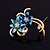 cheap Pins and Brooches-Women&#039;s Brooches Fashion Brooch Jewelry Red and Pink Blue and Navy Purple For Wedding
