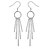 cheap Earrings-Women&#039;s Personalized Tassel Party Work Casual Sexy Sterling Silver Earrings Jewelry Silver For Wedding Party Daily Casual