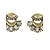 זול עגילים אופנתיים-נשים אופנתי סגסוגת Flower Shape Geometric Shape תכשיטים עבור Party יומי קזו&#039;אל
