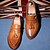 halpa Miesten Oxford-kengät-Miehet kengät Synteettinen Kevät Kesä Syksy Talvi Comfort Oxford-kengät Tupsuilla Käyttötarkoitus Kausaliteetti Musta Ruskea