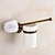 cheap Toilet Brush Holder-Toilet Brush Holder Set Antique Brass Wall Mounted Bathroom Accessories 1pc