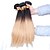 Χαμηλού Κόστους Ombre Τρέσες Μαλλιών-3 δεσμίδες Περουβιανή Ίσιο Φυσικά μαλλιά Ombre Υφάνσεις ανθρώπινα μαλλιών Επεκτάσεις ανθρώπινα μαλλιών / Ίσια