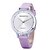 billige Trendy klokker-REBIRTH Dame Armbåndsur Quartz Hot Salg / PU Band Analog Fritid Mote Minimalistisk Svart / Hvit / Blå - Lilla Blå Rosa