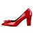 cheap Women&#039;s Heels-Women&#039;s Pull On Patent Leather Pointed Closed Toe High Heels Solid Pumps-Shoes