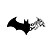 abordables Autocollants muraux-3D Wall Stickers Wall Decals Style Batman PVC Wall Stickers