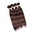 billige Ombre hårforlengelse-Menneskehår Vevet Brasiliansk hår Rett 12 måneder 1 Deler hår vever