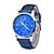 baratos Relógios Clássicos-Homens Relógio de Pulso Quartzo Couro Preta / Azul / Marrom Designers / suíço Analógico Clássico Casual Relógio Elegante - Preto Azul Marron
