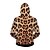 cheap Everyday Cosplay Anime Hoodies &amp; T-Shirts-3D  Hoodie Long Sleeve Leopard Printing Clothing