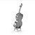 cheap 3D Puzzles-1 pcs Musical Instruments Cello 3D Puzzle Wooden Puzzle Model Building Kit Wooden Model Metalic Kid&#039;s Adults&#039; Toy Gift