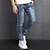 preiswerte Unterteile-Kinder Jungen Blumig Alltag Solide Baumwolle Hose Jeans Blau