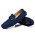 cheap Men&#039;s Slip-ons &amp; Loafers-Men&#039;s Comfort Loafers Cowhide Spring / Summer / Fall Comfort Loafers &amp; Slip-Ons Walking Shoes Breathability Black / Dark Blue