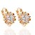 cheap Earrings-Women&#039;s Hoop Earrings Fashion Earrings Jewelry White / Red / Gold For Wedding