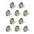 billige Elpærer-1.5 W LED-spotlys 100-150 lm GU4(MR11) MR11 9 LED Perler SMD 5050 Dekorativ Varm hvid Kold hvid 12 V / 10 stk. / RoHs