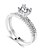 cheap Rings-Band Ring Silver Zircon Alloy Princess Classic Fashion 6 7 8 9 / Women&#039;s / Wedding / Party / Daily / Casual