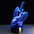 billige Indretnings- og natlamper-3D natlys Dekorativ Usb 1 stk