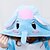 preiswerte Kigurumi Pyjamas-Kigurumi-Pyjamas Elefant Pyjamas-Einteiler Kostüm Polyester Blau Cosplay Für Tiernachtwäsche Karikatur Halloween Fest / Feiertage