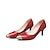 billige Højhælede sko til kvinder-Hæle-KunstlæderDame-Rød Guld-Fritid-Stilethæl