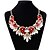 cheap Necklaces-Women&#039;s Amethyst Choker Necklace Drop Ladies Fashion Color Imitation Diamond Alloy White Purple Red Necklace Jewelry For Wedding Party