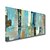 billige Abstrakte malerier-Hang-Painted Oliemaleri Hånd malede - Abstrakt Moderne Omfatter indre ramme / Stretched Canvas