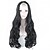 baratos Perucas Sintéticas sem Touca-2016 ondulado peruca natural preto cabelo preto peruca perucas anime cabelos longos encaracolados sintético preto para as mulheres da moda
