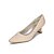 cheap Wedding Shoes-Women&#039;s Silk Spring / Summer Heels Chunky Heel Imitation Pearl Golden / Champagne / Ivory / Wedding / Party &amp; Evening