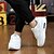 cheap Men&#039;s Sneakers-Men&#039;s Sneakers Comfort Shoes Athletic Casual Outdoor Running Shoes Leather Tulle Slip Resistant White Black Red Fall Spring / Lace-up / EU40