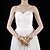 cheap Party Gloves-Satin Wrist Length Glove Bridal Gloves With Bowknot / Pearl