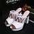 cheap Women&#039;s Sandals-Women&#039;s Shoes Leather / Latex Spring / Fall Comfort / Novelty / Basic Pump Clogs &amp; Mules Chunky Heel / Platform / Block Heel White / Black / Wedding / Party &amp; Evening / Party &amp; Evening