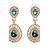 cheap Jewelry Sets-Women&#039;s Crystal Jewelry Set Pendant Necklace Necklace / Earrings Vintage European Fashion Crystal Rhinestone Earrings Jewelry Red / Green / Blue For Wedding Party Daily Casual Work