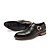 voordelige Heren Oxfordschoenen-Heren Bullock Shoes Leer Lente / Herfst Comfortabel Loafers &amp; Slip-Ons Geel / Bruin / Zwart / Jurk schoenen