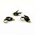 Недорогие Рыболовные блесны-40pcs Flies Fishing Lures Soft Bait Flies Handmade Floating Bass Trout Pike Sea Fishing Fly Fishing Bait Casting Plastic Carbon Steel Metal / Lure Fishing / General Fishing