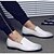 economico Slip-ons e mocassini da uomo-Per uomo Scarpe comfort Sintetico Primavera / Estate / Autunno Mocassini e Slip-Ons Blu / Bianco / Nero / Heel di blocco / Inverno / Ufficio e carriera