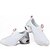 זול סניקרס לריקוד-בגדי ריקוד נשים נעליים מודרניות נעלי ספורט עקב נמוך סינטתי לבן / פוקסיה / כחול
