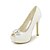 cheap Wedding Shoes-Women&#039;s Wedding Shoes Glitter Crystal Sequined Jeweled Wedding Party &amp; Evening Wedding Heels Bridal Shoes Bridesmaid Shoes Summer Rhinestone Crystal Stiletto Heel Peep Toe Basic Pump Satin White