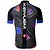 baratos Roupa de Ciclismo Feminino-KEIYUEM Homens Mulheres Manga Curta Camisa para Ciclismo Coolmax® 100% Poliéster Silicone Moto Camisa / Roupas Para Esporte Blusas Respirável Secagem Rápida Resistente Raios Ultravioleta Esportes