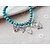 billige Armbånd-Dame Perleambånd Mode Legering Armbånd Smykker Lyseblå Til Bryllup