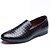 abordables Zapatillas sin cordones y mocasines de hombre-Hombre Zapatos Confort Sintético Primavera / Verano / Otoño Zapatos de taco bajo y Slip-On Azul / Blanco / Negro / Talón de bloque / Invierno / Oficina y carrera