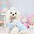 cheap Dog Clothes-Dog Coat Puppy Clothes Polka Dot Keep Warm Winter Dog Clothes Puppy Clothes Dog Outfits Yellow Blue Costume for Girl and Boy Dog Polar Fleece Cotton XS S M L XL