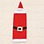 billige Julepynt-1pc jul santa claus spænde hat kjole vinflaske taske cover borddekoration beklædning