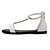cheap Women&#039;s Sandals-Women&#039;s Sandal T-Strap Open Toe Flat Sandal for Dress/Casual/Party Black and White Color Available
