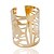 baratos Pulseiras-Mulheres Pulseiras Algema Fashion Liga Pulseira de jóias Dourado / Prata Para