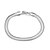 abordables Bracelet-Chaînes Bracelets Breloque Charms Bracelet Femme Crossover Argent sterling Serpent dames Personnalisé Punk Mode Bracelet Bijoux Argent Forme de Cercle pour Mariage Soirée Quotidien Décontracté