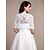 cheap Wraps &amp; Shawls-Sleeveless Shawls Lace Wedding / Party Evening Women&#039;s Wrap With Lace