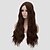 cheap Synthetic Trendy Wigs-Synthetic Wig With Bangs Synthetic Hair With Bangs Brown Wig Women&#039;s Very Long Capless