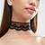 cheap Choker Necklaces-Women&#039;s Choker Necklace Tattoo Choker Necklace Tattoo Style Fashion Vintage Lace White Black Necklace Jewelry For Party Casual Daily