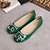 abordables Sandalias planas de mujer-Mujer Zapatos Semicuero Otoño Zuecos y pantuflas Tacón Plano Hebilla Para Vestido Negro Verde Almendra